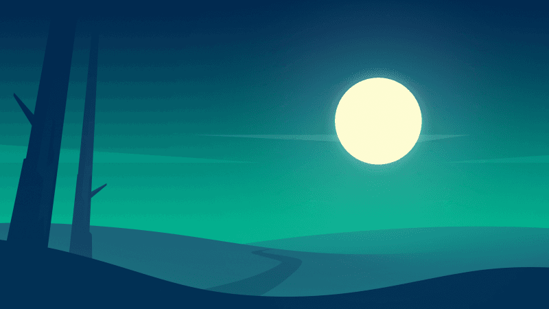 Full moon Minimalist Wallpaper