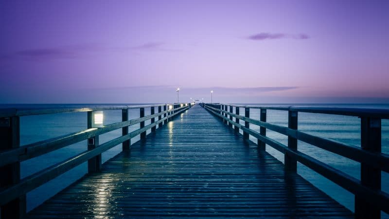 Prerow Pier Germany Wallpaper