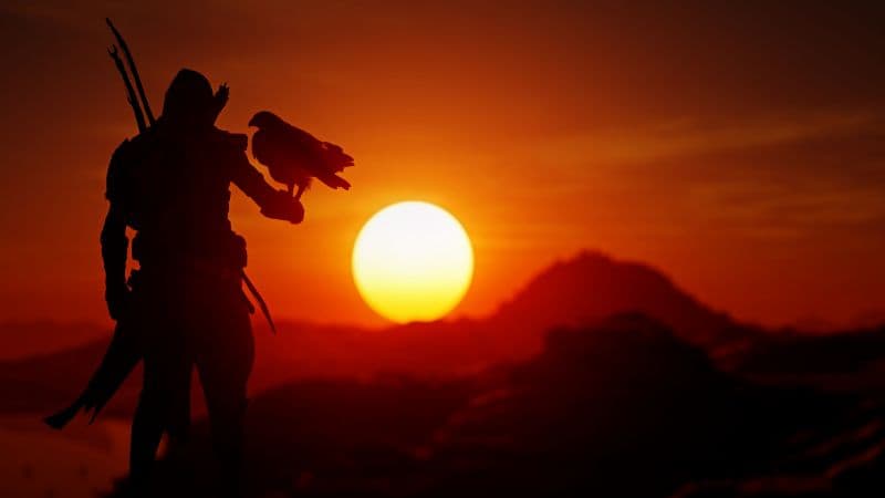 Assassin's Creed Origins Sunset Wallpaper