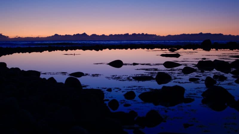 North Sea Sunset Wallpaper
