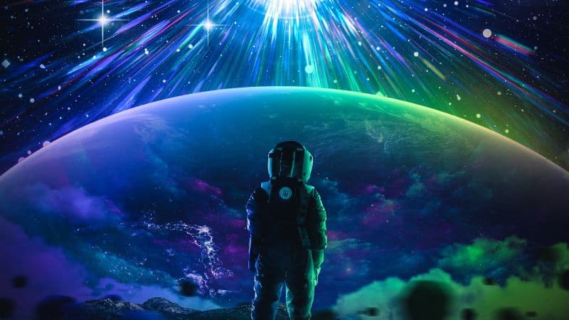 Astronaut Wanderer Wallpaper
