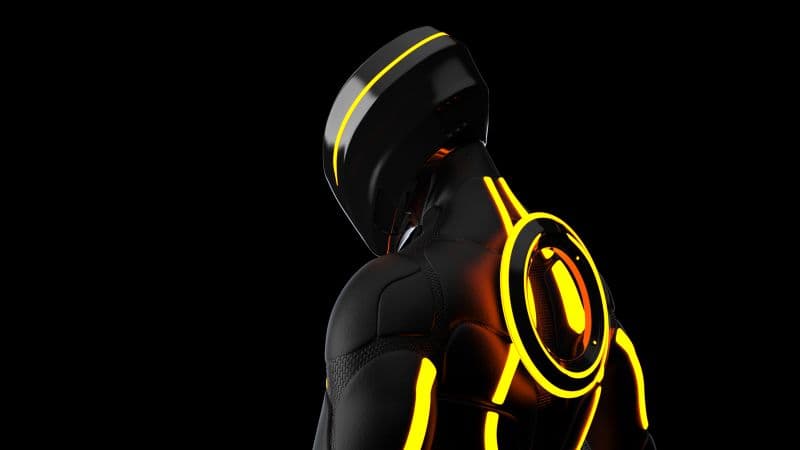 Tron: Ascension Black background Wallpaper