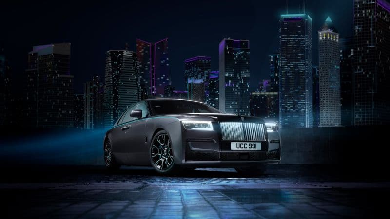 Rolls-Royce Ghost Black Badge Night Wallpaper
