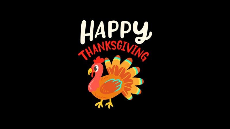 Happy Thanksgiving AMOLED Wallpaper