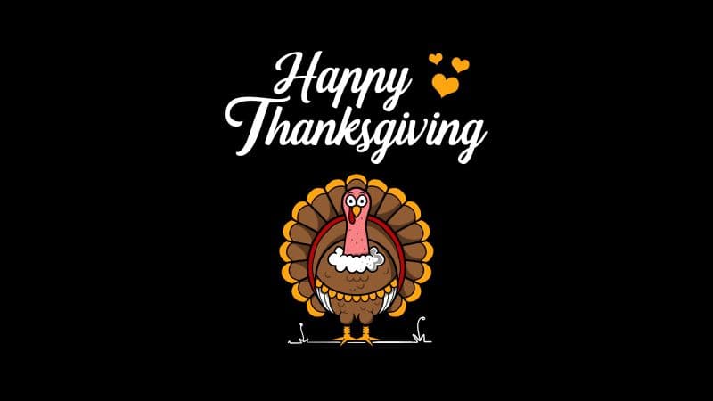 Happy Thanksgiving Illustration Wallpaper