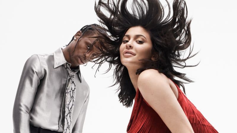 Travis Scott & Kylie Jenner 8K Wallpaper