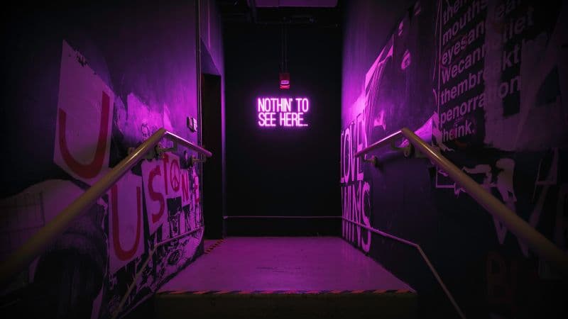 Nothing to See Here Purple aesthetic Wallpaper