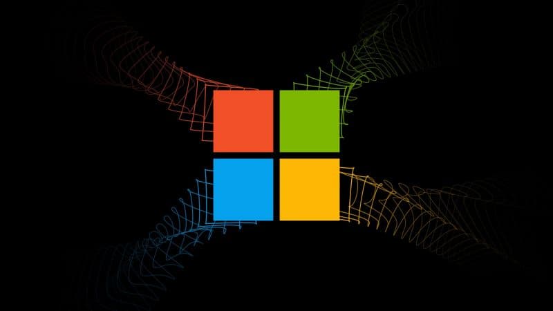 Windows logo Black background Wallpaper