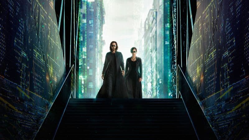 Keanu Reeves Carrie-Anne Moss Wallpaper