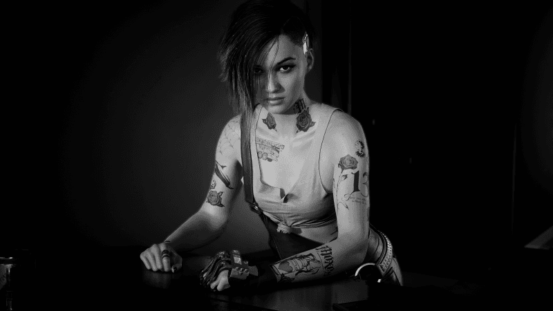 Judy Alvarez Monochrome Wallpaper