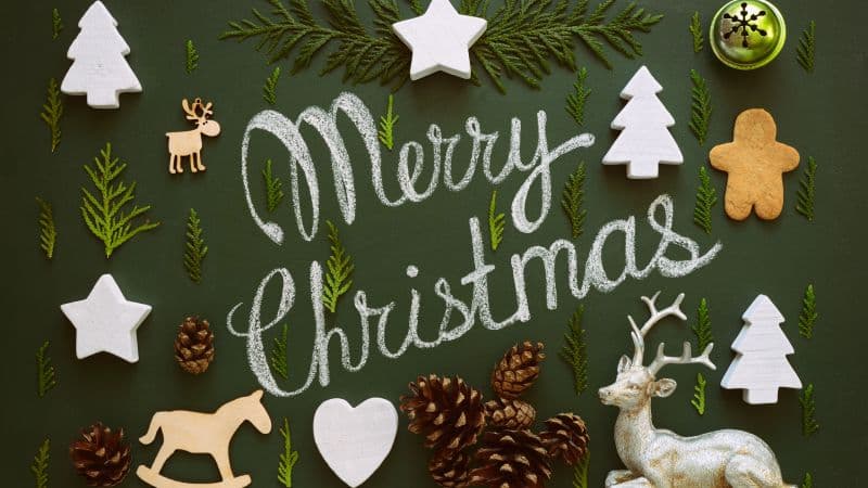Merry Christmas 5K Wallpaper