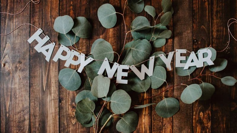 Happy New Year Banner Wallpaper