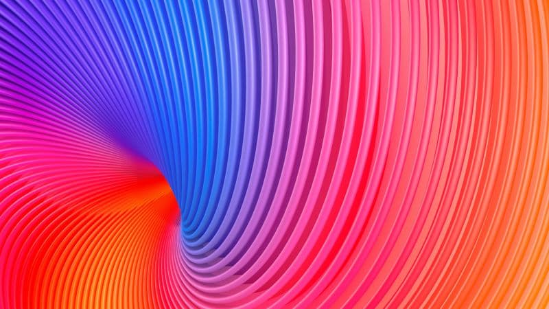 3D Render Spiral Wallpaper