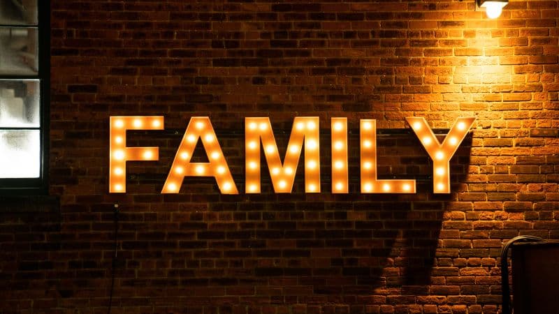 Family Marquee Sign Wallpaper