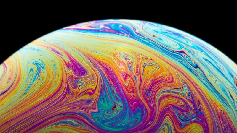 Soap Bubble Modern Art Wallpaper