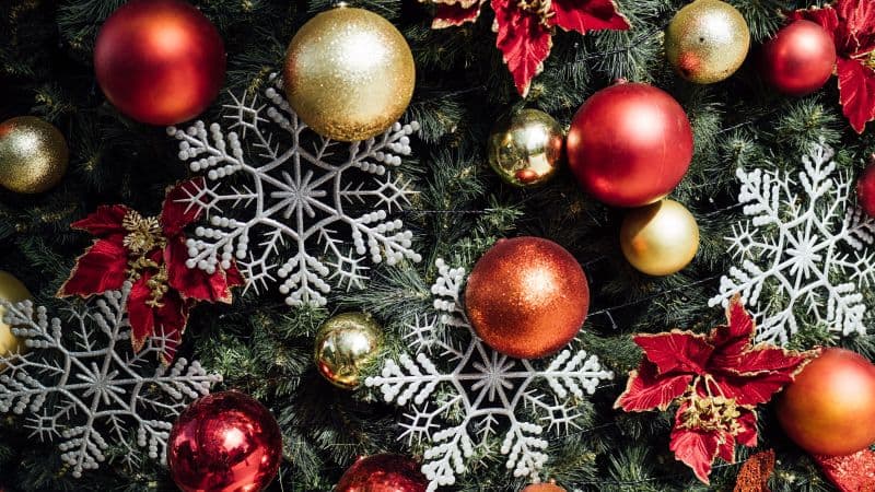Christmas decoration Christmas ornaments Wallpaper