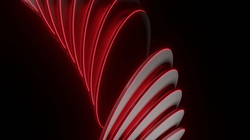 3D Render Geometric Wallpaper