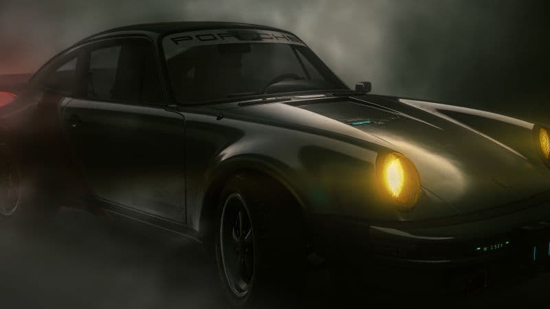 Cyberpunk 2077 Porsche 911 Turbo Wallpaper