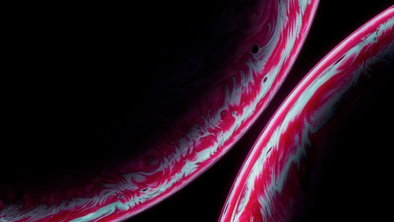 Bubble AMOLED Wallpaper