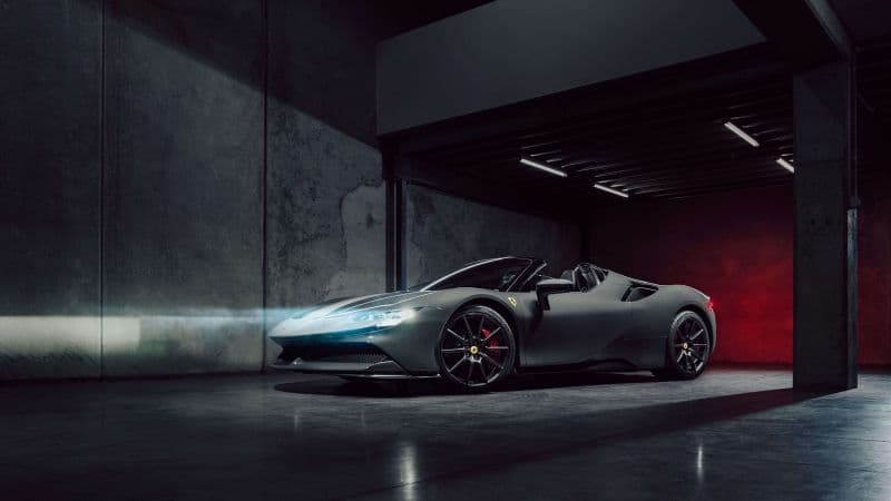 Ferrari SF90 Spider Hybrid supercar Wallpaper