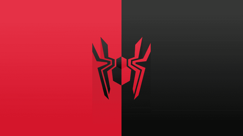 Spider-Man Logo Minimalist Wallpaper