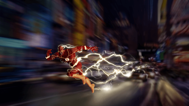 The Flash Marvel Superheroes Wallpaper