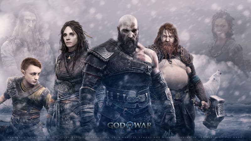 God of War Ragnarök 2022 Games Wallpaper