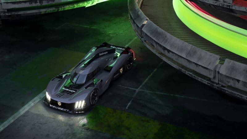Peugeot 9X8 Electric Sports cars Wallpaper