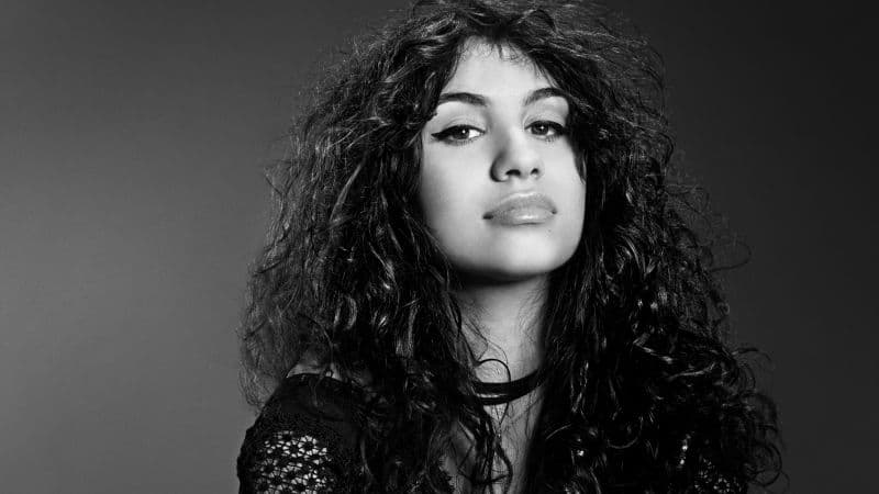 Alessia Cara Monochrome Wallpaper