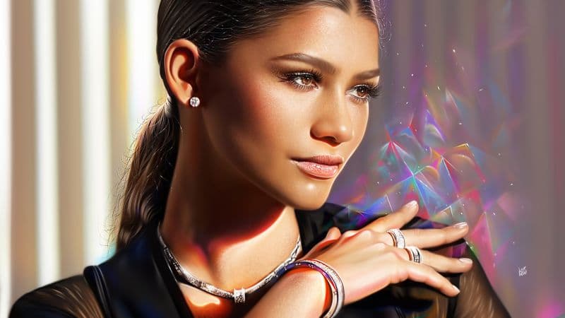 Zendaya Illustration Wallpaper