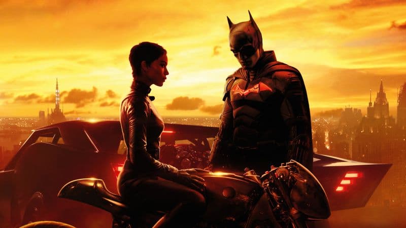 Catwoman & Batman in The Batman (2022) Wallpaper