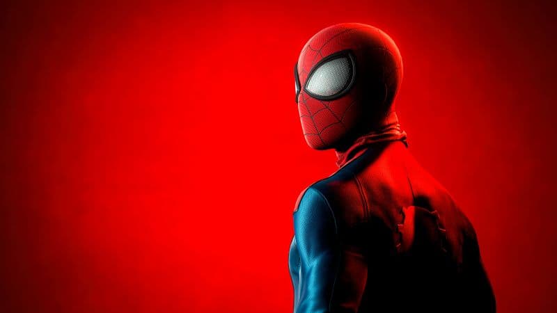 Spider-Man Red aesthetic Wallpaper