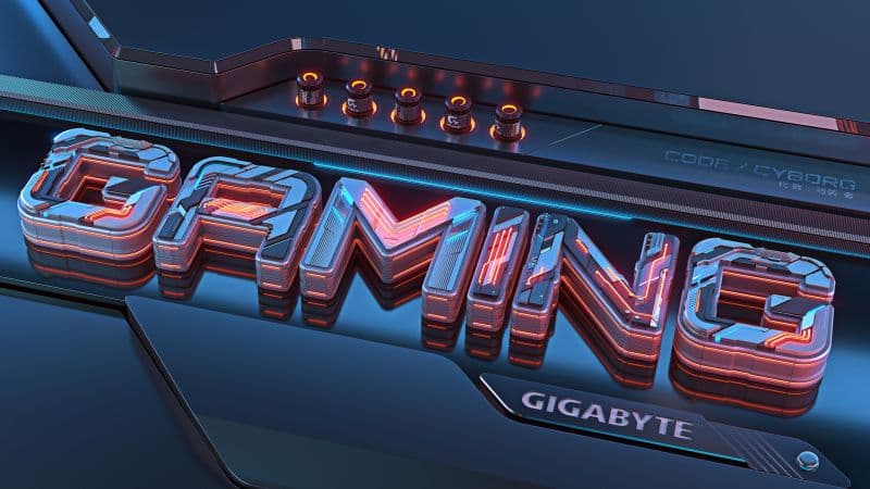 Gigabyte AORUS Gaming Typography Wallpaper