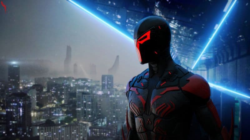 Spider-Man 2099 Superhero Wallpaper