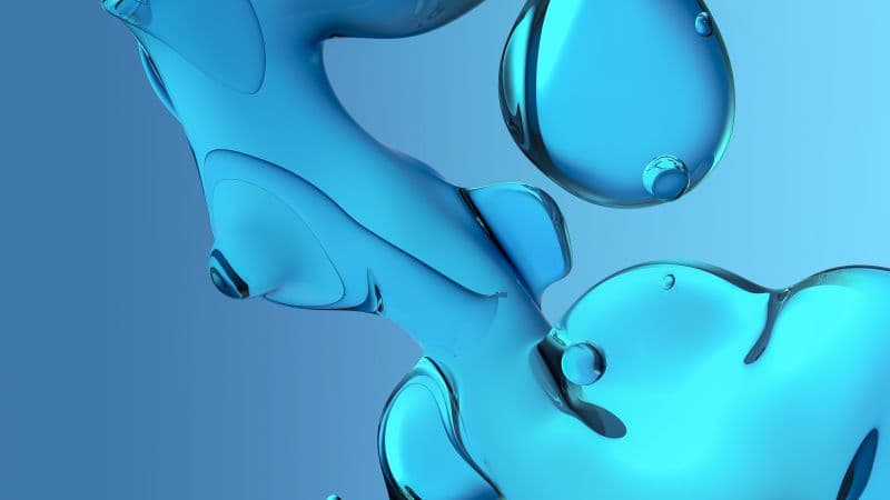 Glossy Fluidic Wallpaper