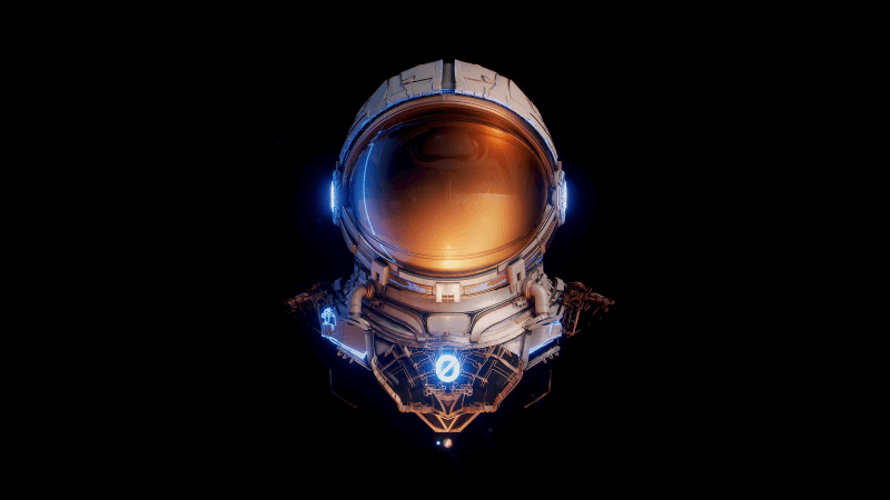 Astronaut AMOLED Wallpaper