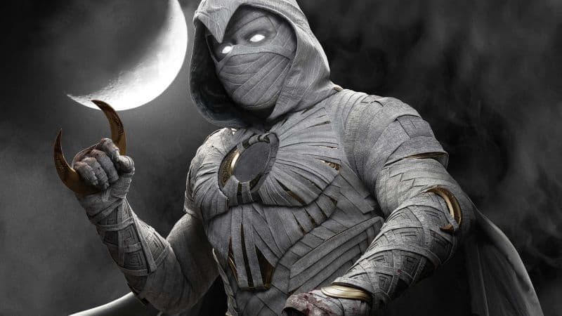 Moon Knight Monochrome Wallpaper