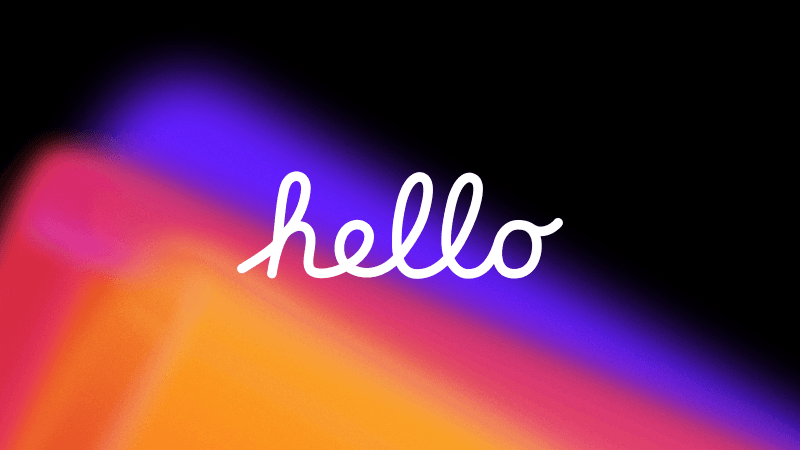 Hello Apple Event Wallpaper