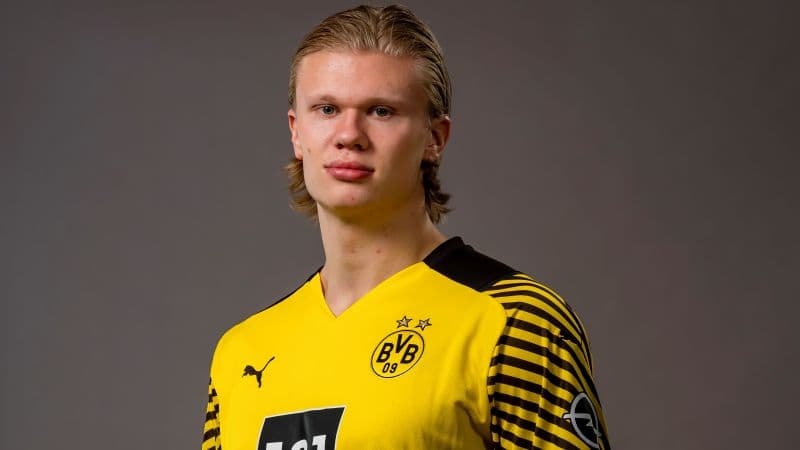 Erling Haaland Norwegian footballer Wallpaper