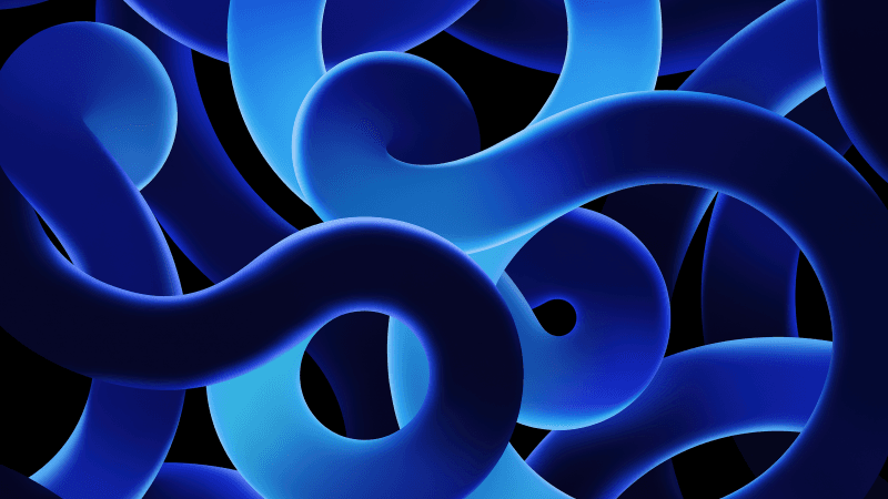 iPad Air 2022 Blue background Wallpaper