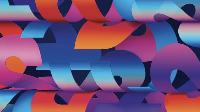 Apple Studio Display Colorful background Wallpaper