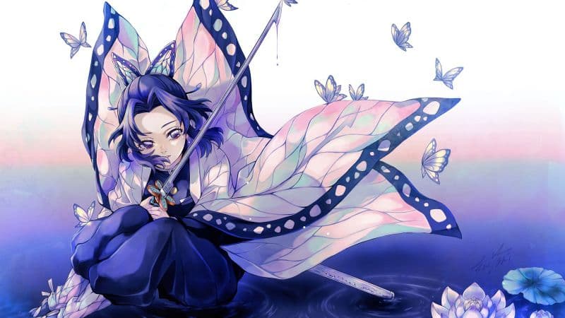 Shinobu Kocho Demon Slayer: Kimetsu no Yaiba Wallpaper