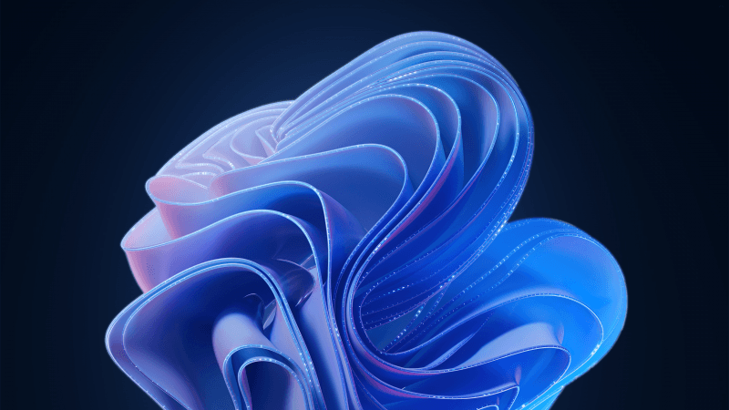 Blue background Windows 11 Wallpaper