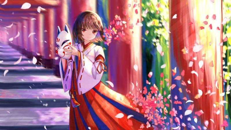 Anime girl Kazari Wallpaper