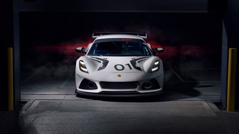 Lotus Emira GT4 8K Wallpaper