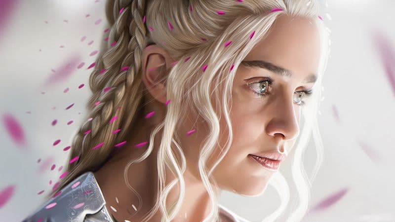 Emilia Clarke Daenerys Targaryen Wallpaper