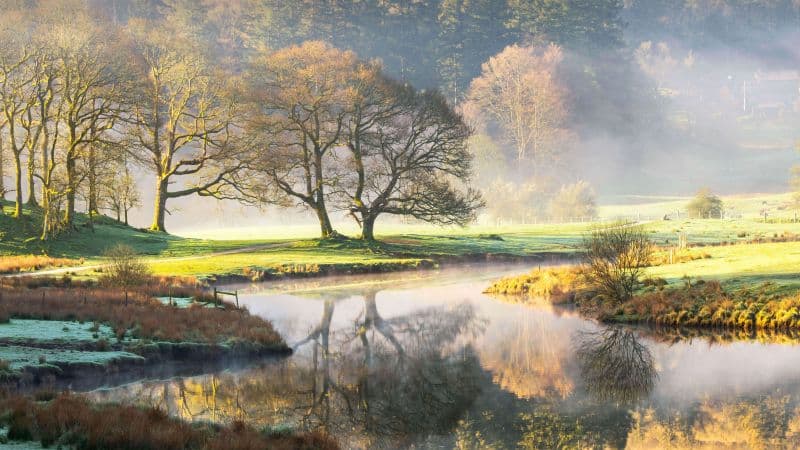 River Brathay Fall Wallpaper