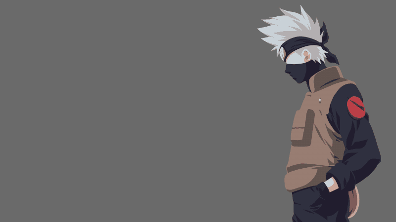 Kakashi Hatake Minimalist Wallpaper