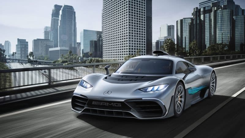 Mercedes-AMG Project One Hybrid sports car Wallpaper