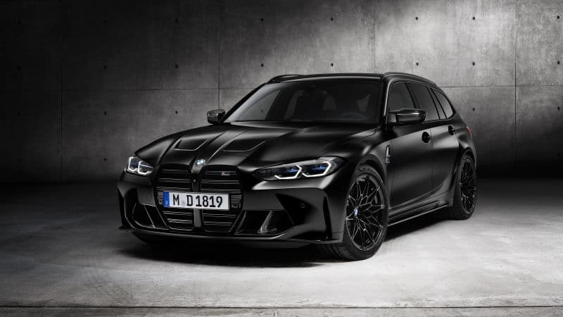 BMW M3 Competition Touring Black cars Wallpaper